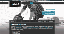 Desktop Screenshot of entreprise-kristof.be
